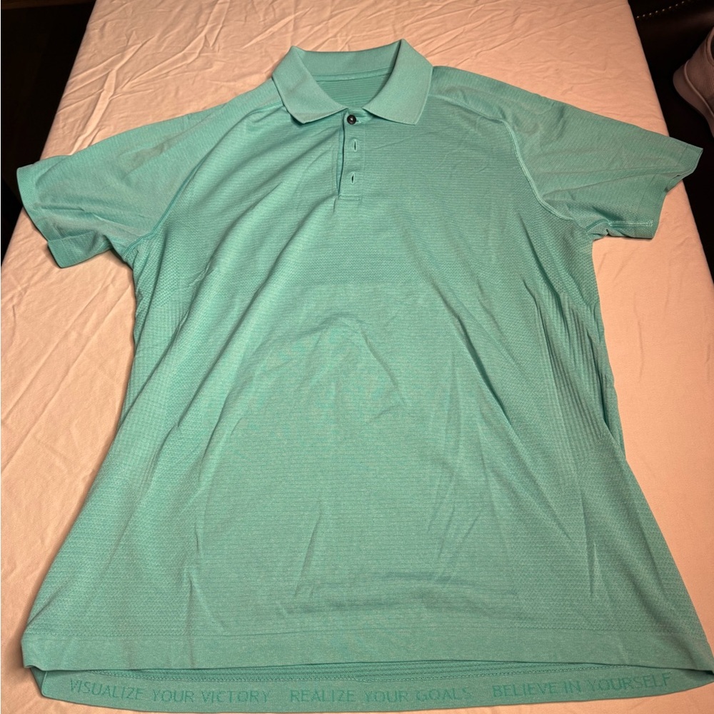 lululemon athletica Teal Polo Shirt